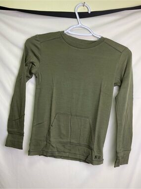 Nui Boys Tihoi Long Sleeve Tee - Moss